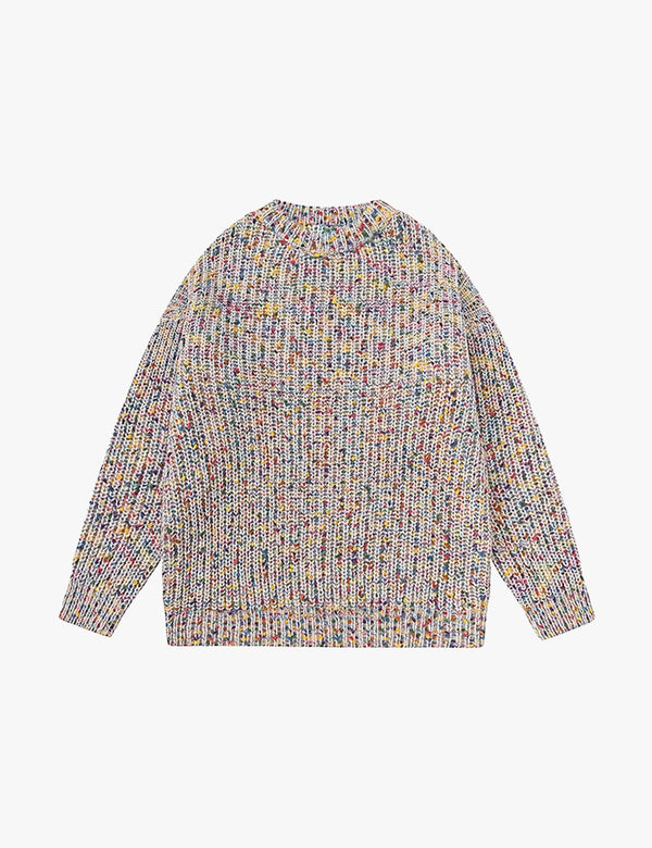Fullneat Rainbow Crewneck Sweater - Front