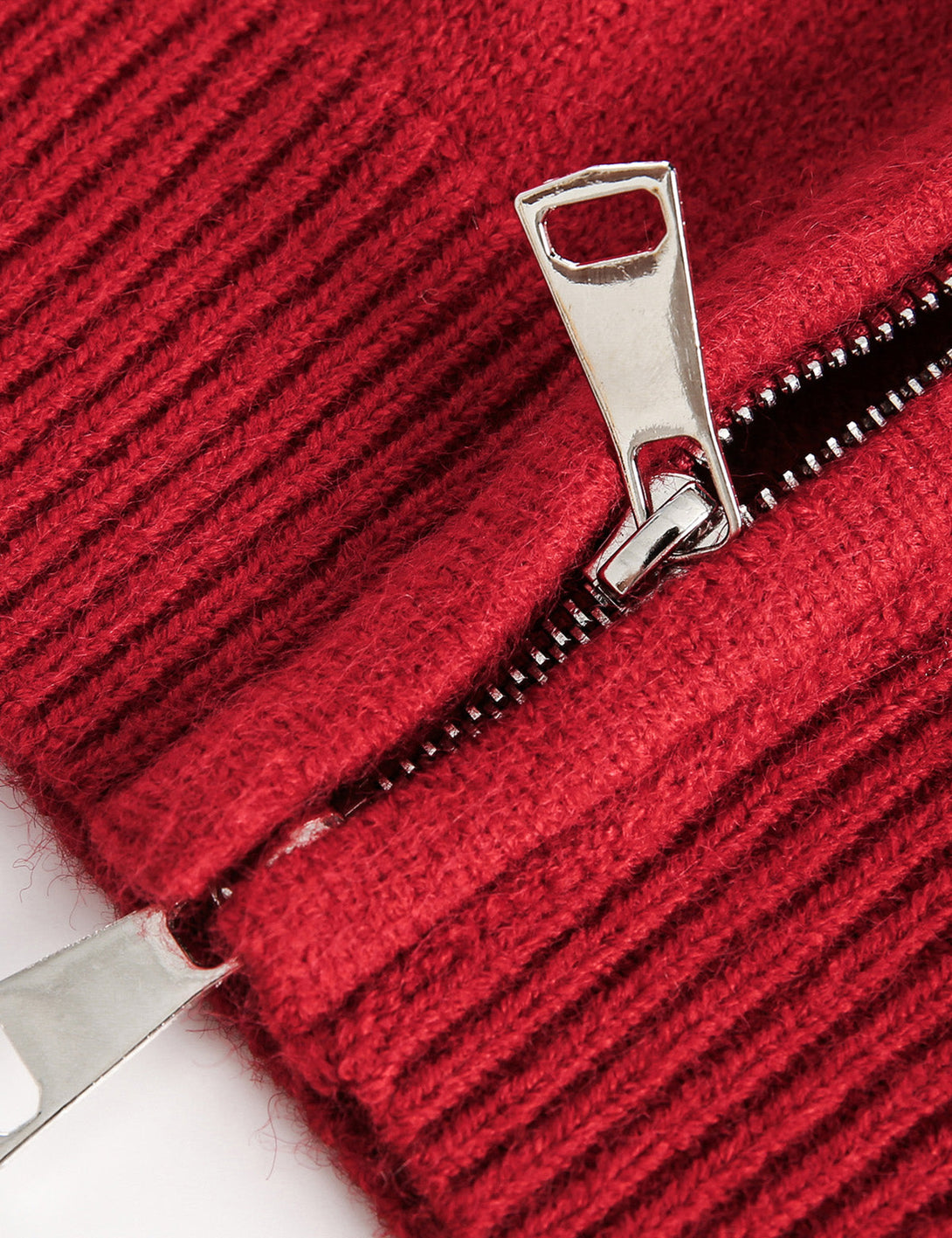 Fullneat Red Fair Isle Sweater - Details