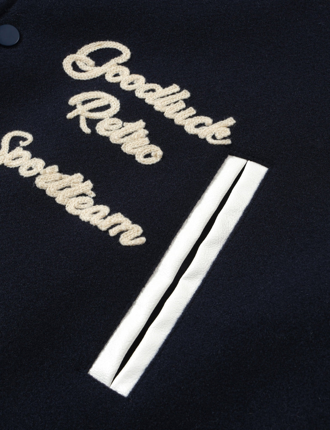Fullneat Towel Embroidery Badge Varsity Jacket Fullneat
