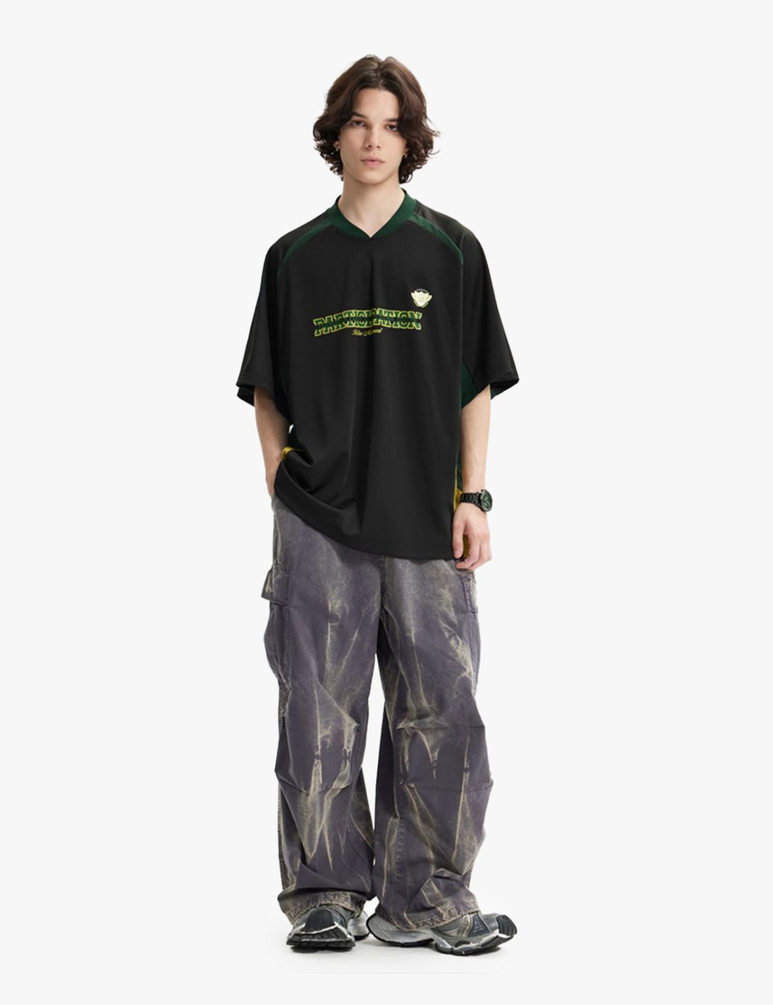 Fullneat Vintage Racing Tee - Black Model Shown