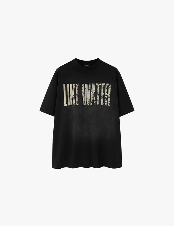Fullneat Like Water Graphic Print Tee Fullneat