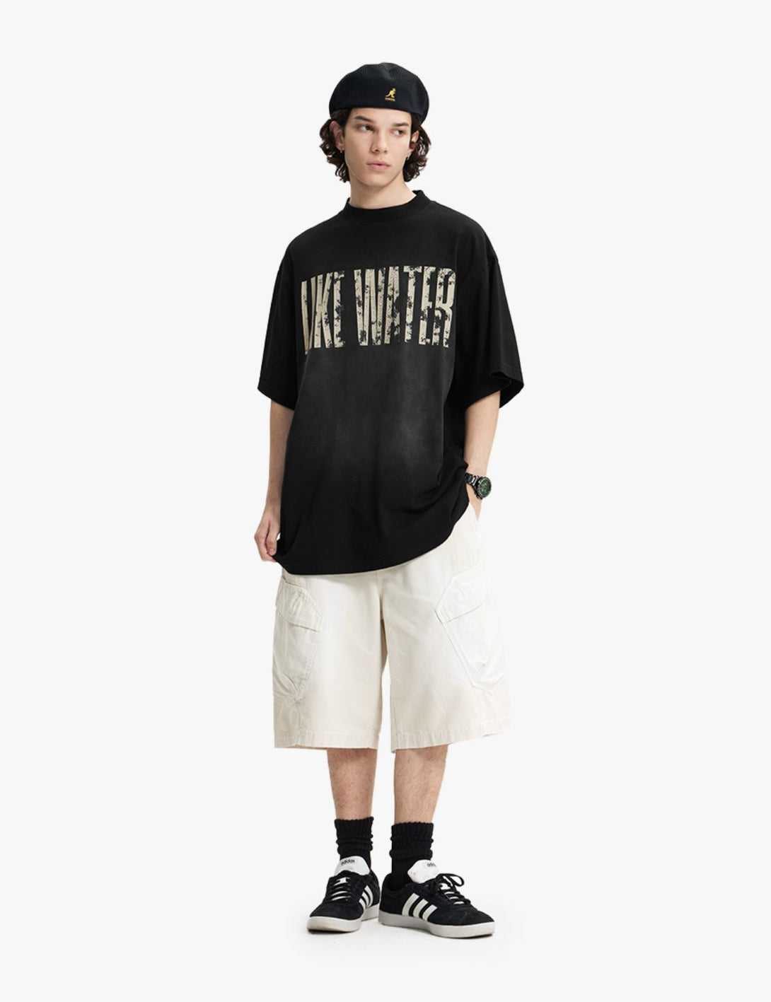 Fullneat Like Water Graphic Print Tee Fullneat