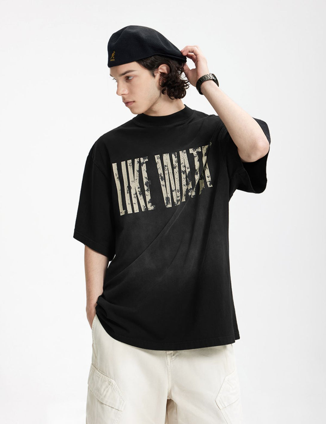 Fullneat Like Water Graphic Print Tee Fullneat