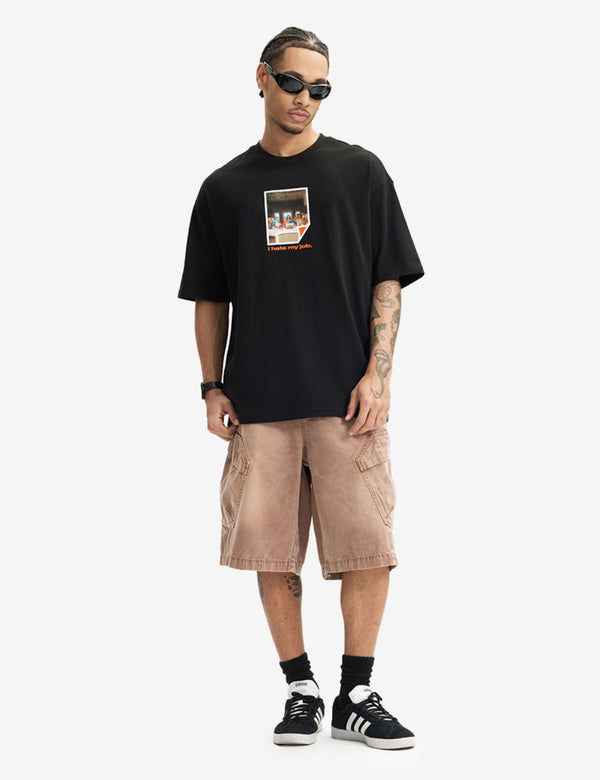 Fullneat Hate Job Vintage Graphic Tees - Back Model Shown