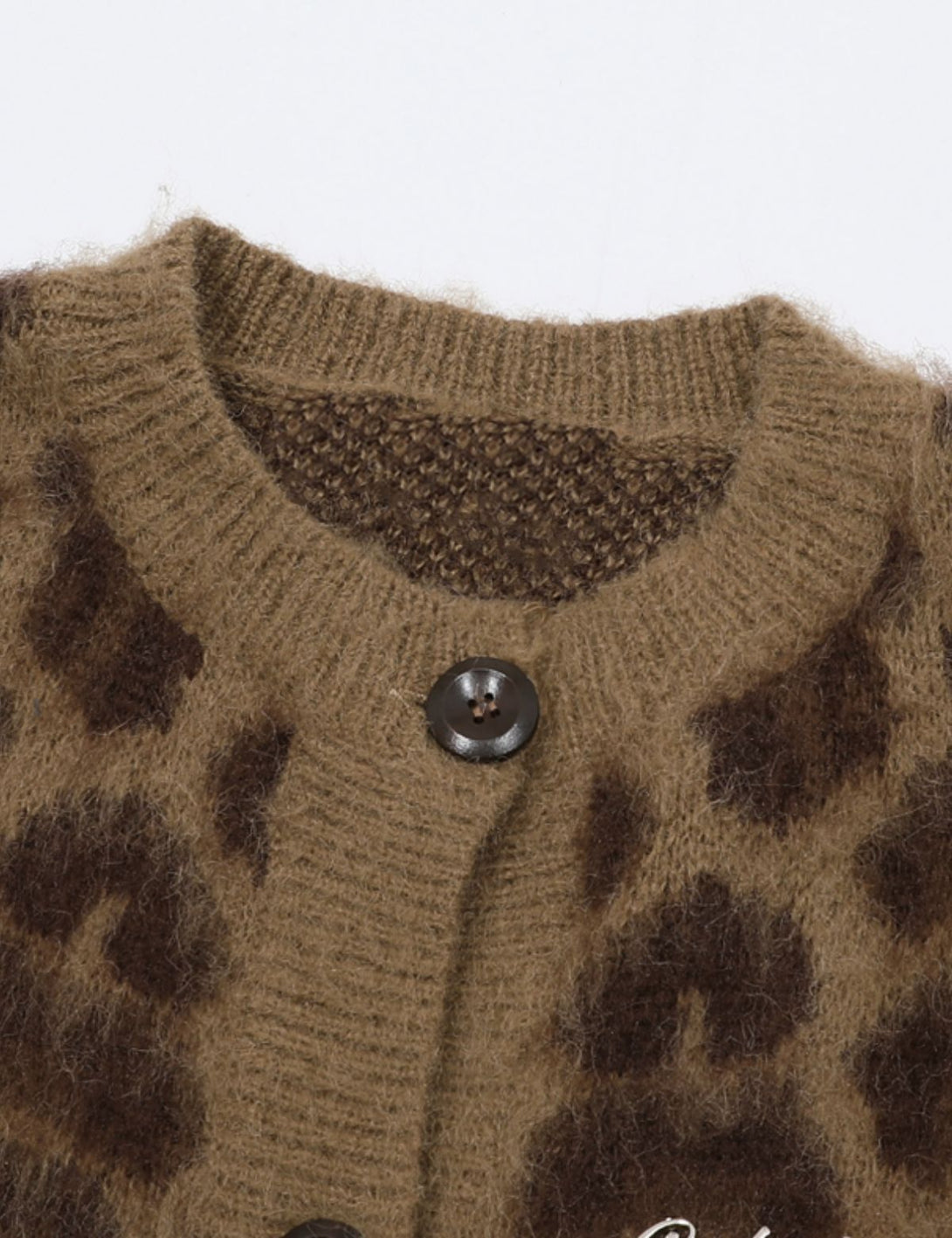 Fullneat Leopard Print Cardigan Sweaters Fullneat
