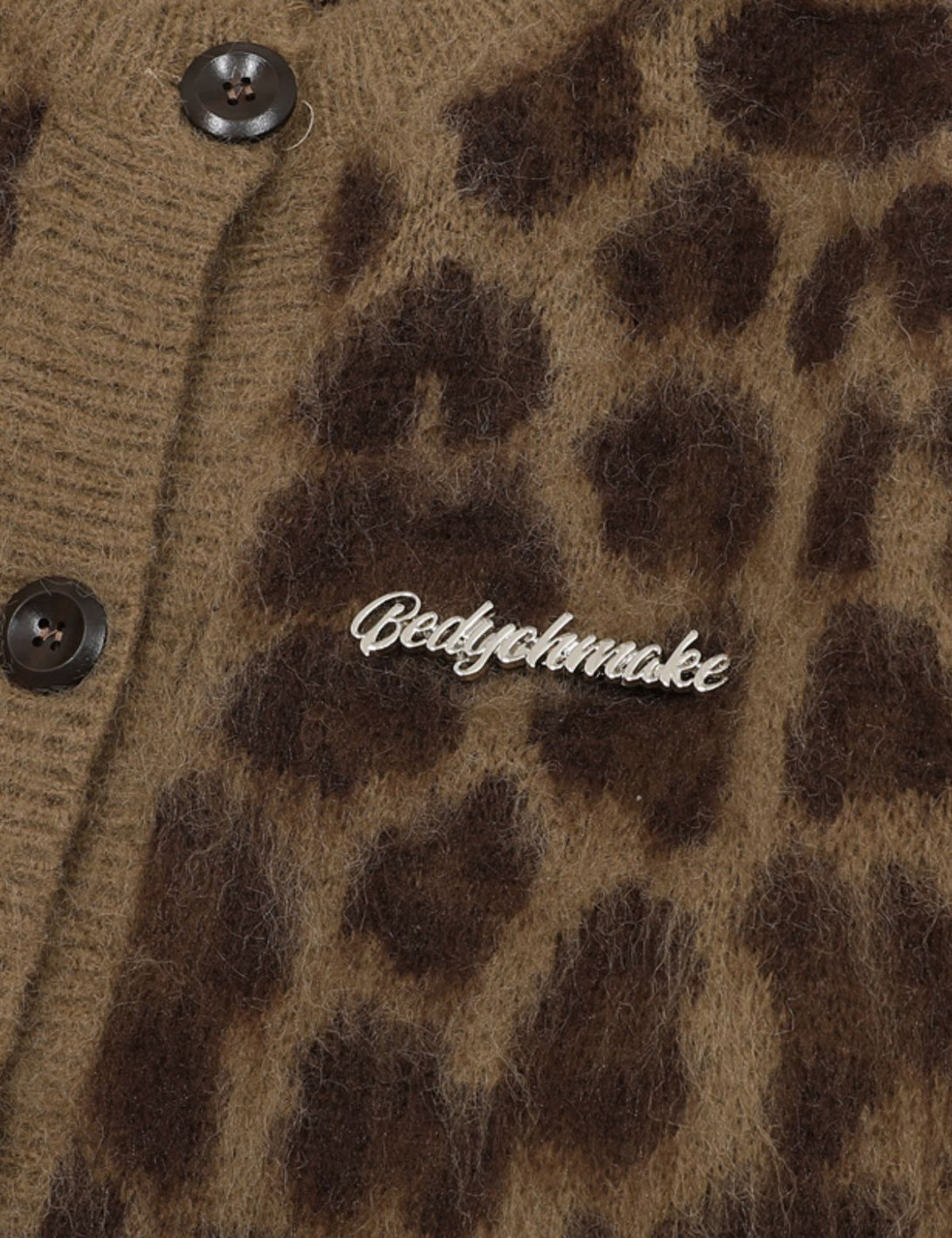 Fullneat Leopard Print Cardigan Sweaters Fullneat