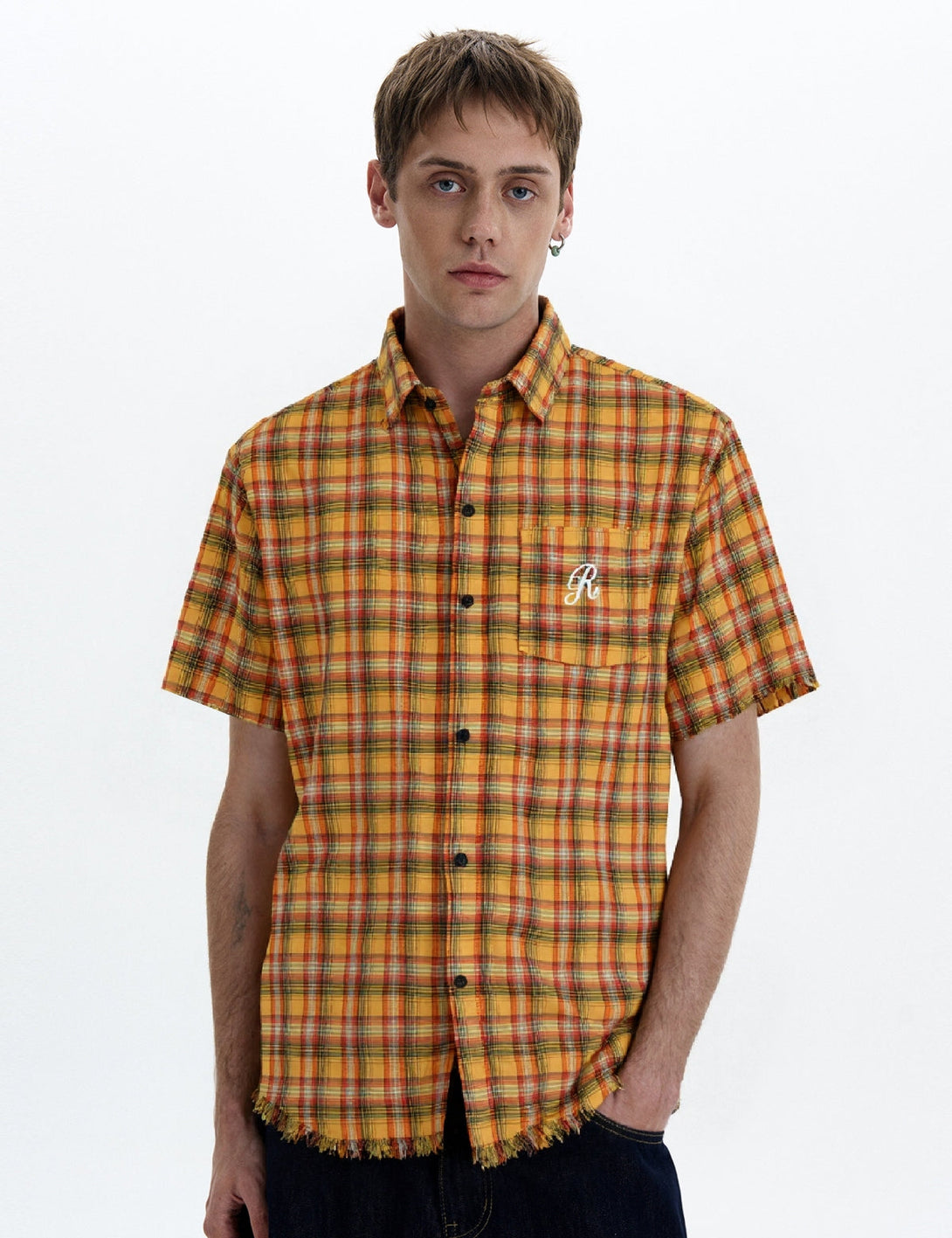 Fullneat Boxy Plaid Shirt Fullneat