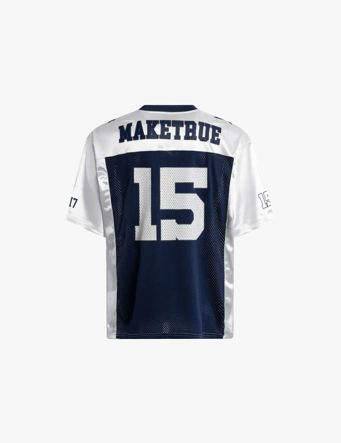 Fullneat 15 V-Neck Football Jersey - Blue Back