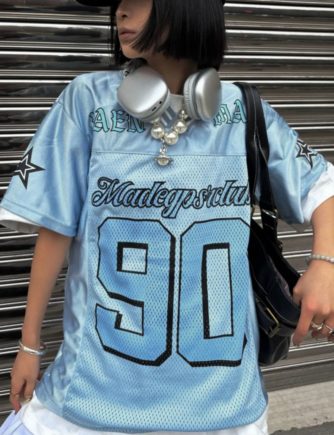 Fullneat 90 Mesh Football Jersey - Model Shown