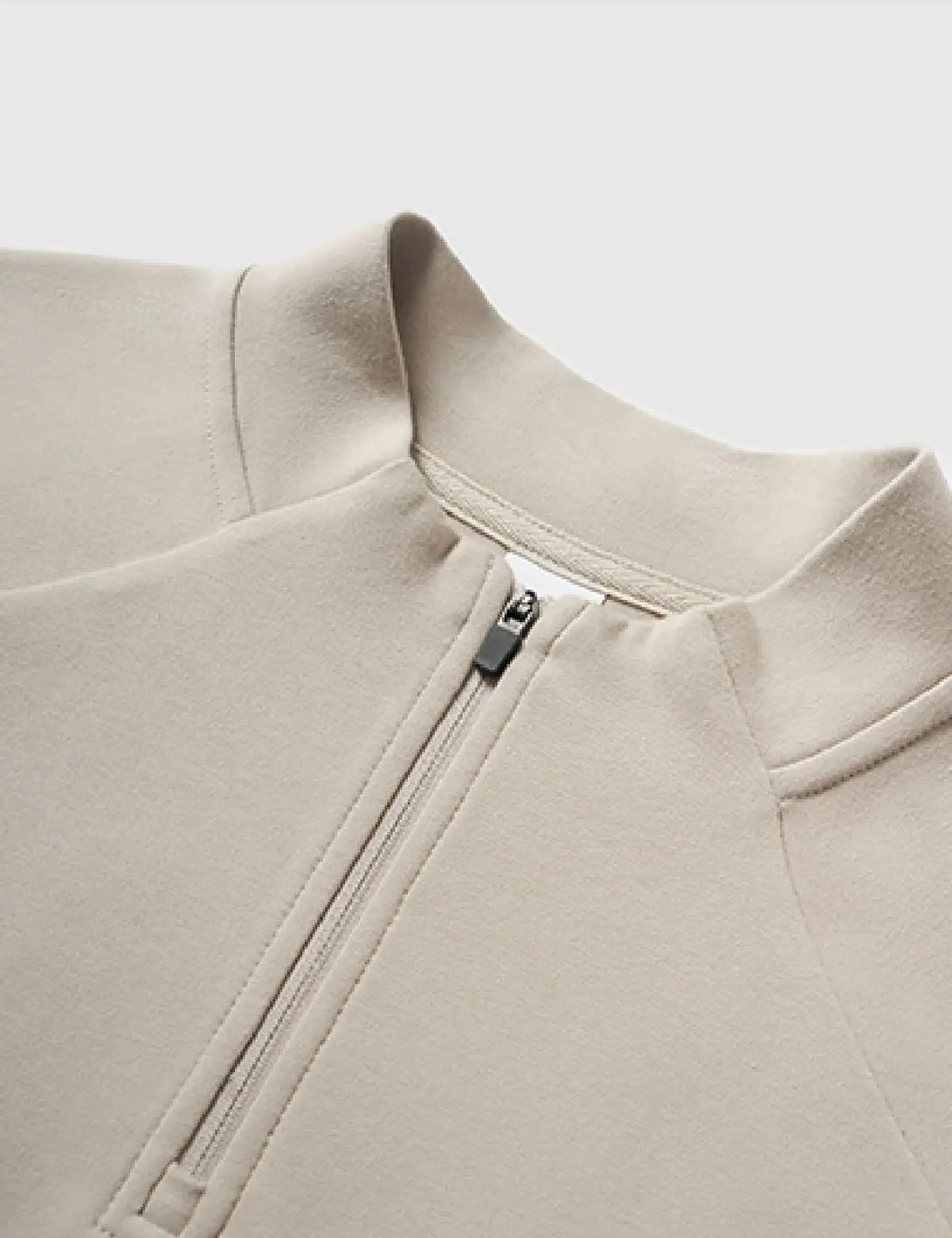 Fullneat Base Solid Half Zip Sweatshirts - Details