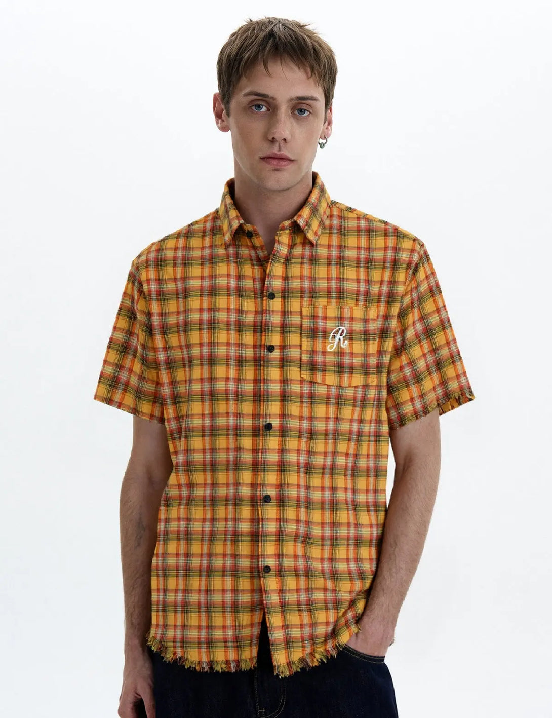 Fullneat Boxy Plaid Shirts 