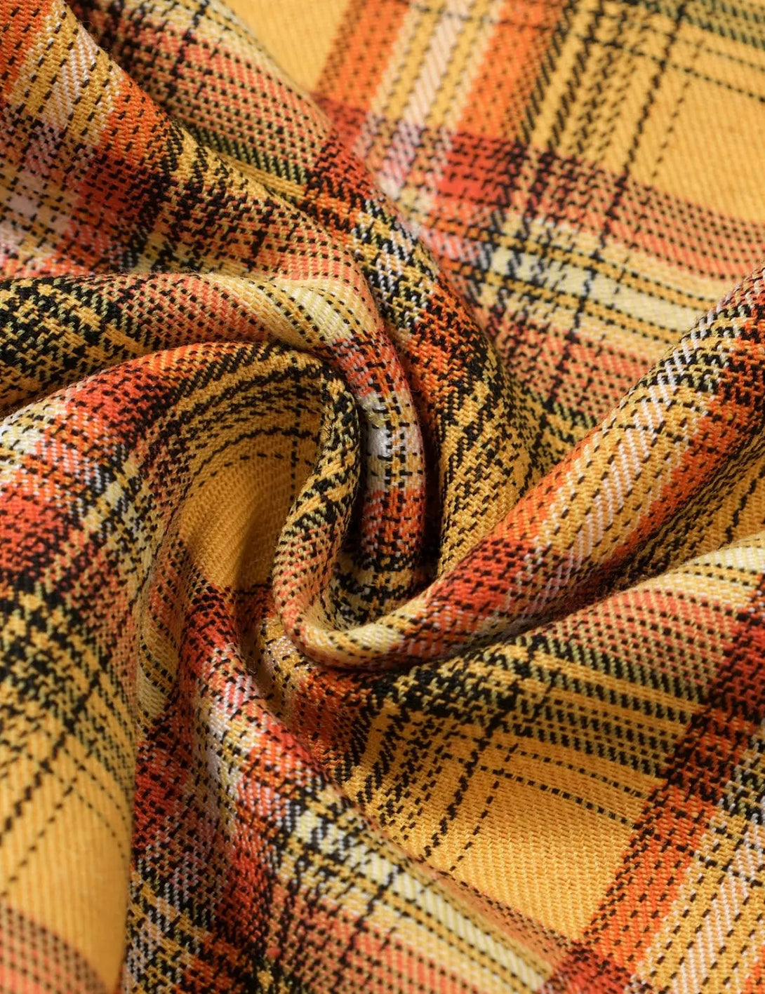 Fullneat Boxy Plaid Shirts 