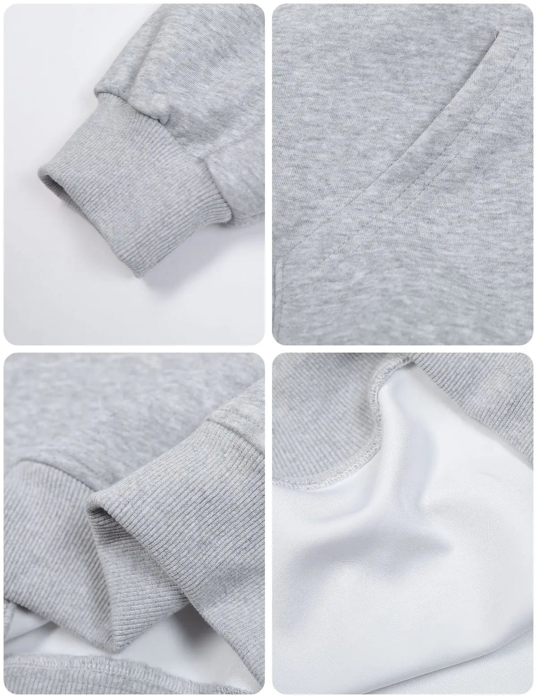 Fullneat Cartoon Dachshund Grey Hoodie 