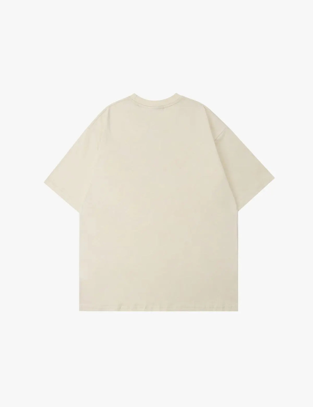 Fullneat Character Inkjet Graphic Tee - Beige Back