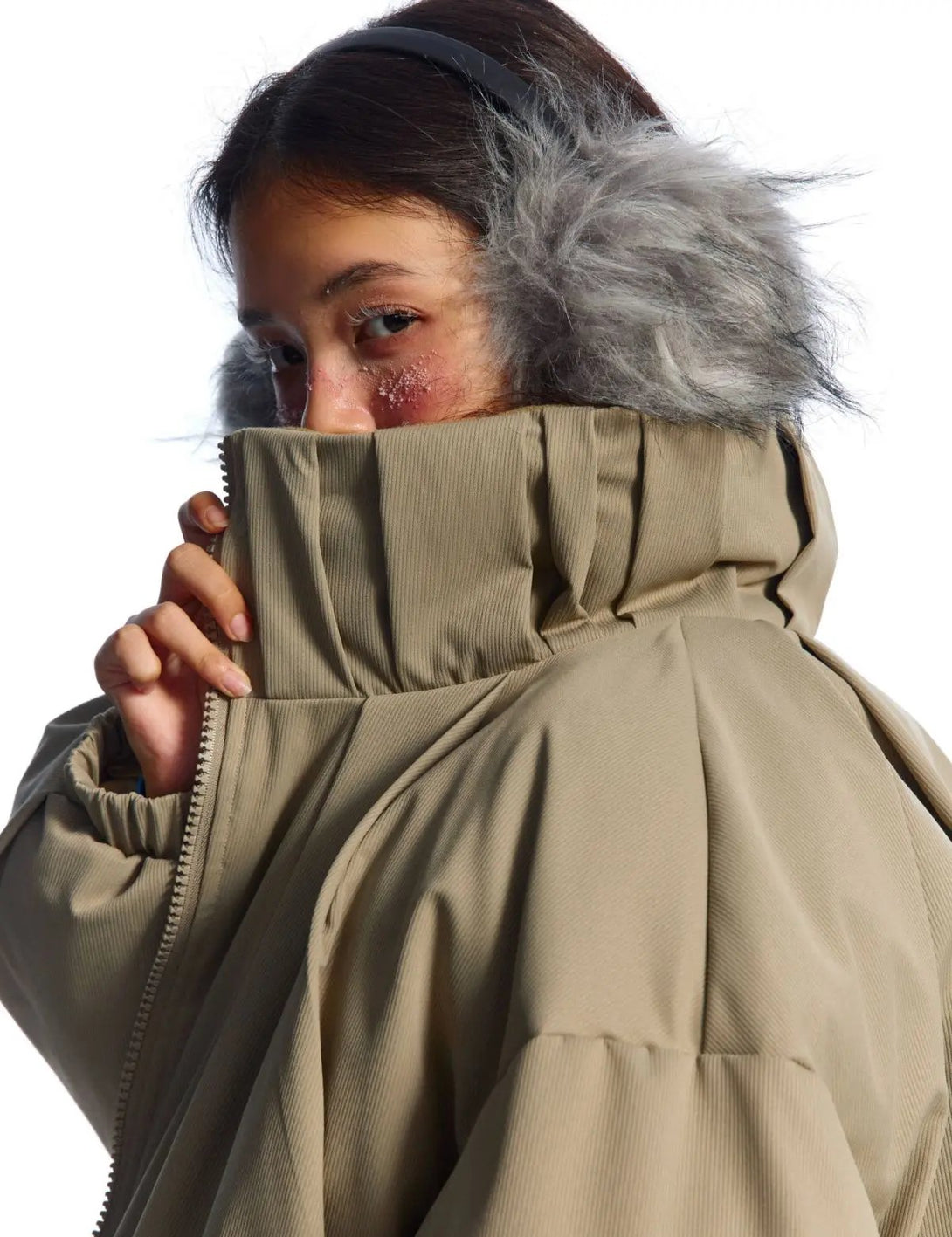 Fullneat Essential High Collar Puffer Jacket 