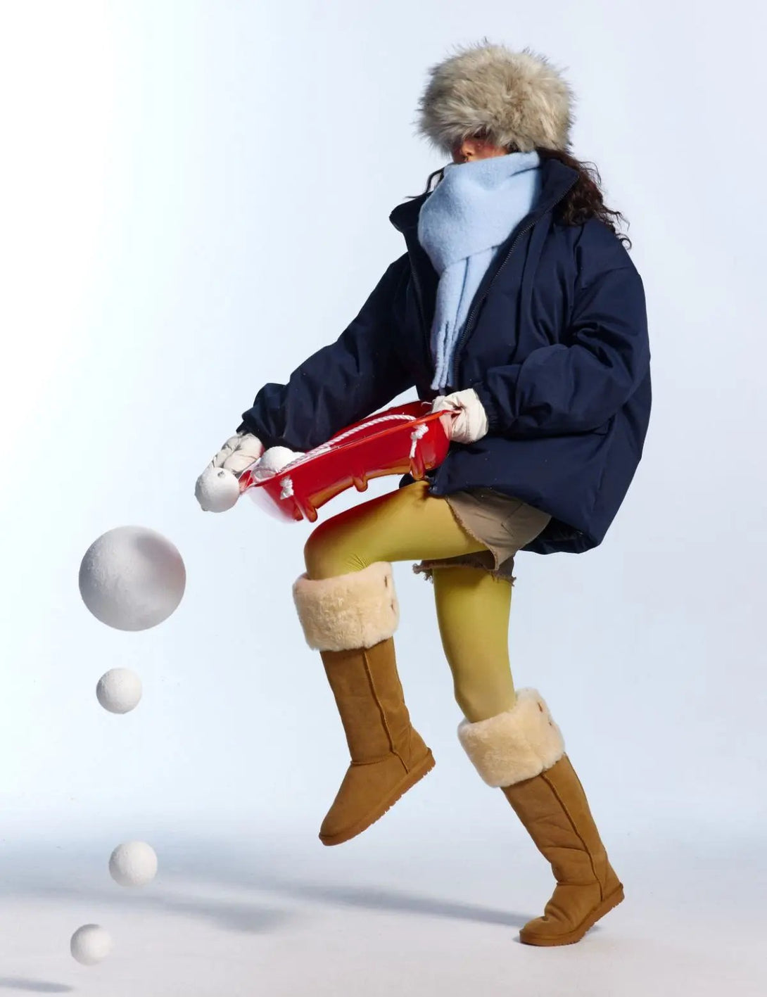 Fullneat Essential High Collar Puffer Jacket 