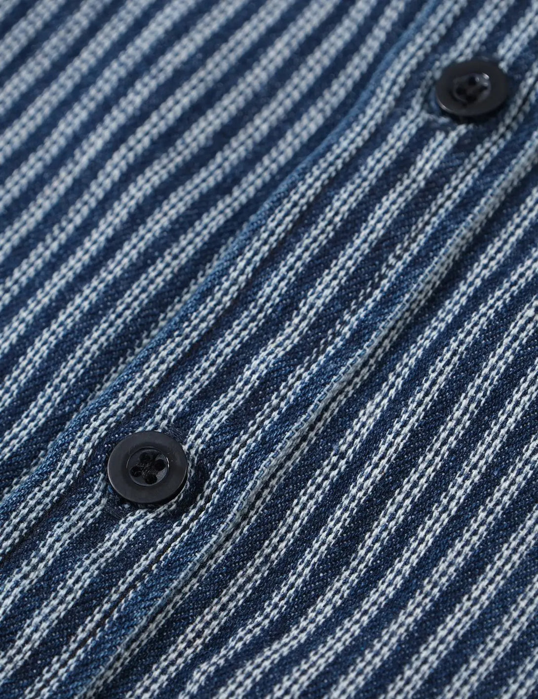 Fullneat Essential Striped Casual Long Sleeve Shirt - Details