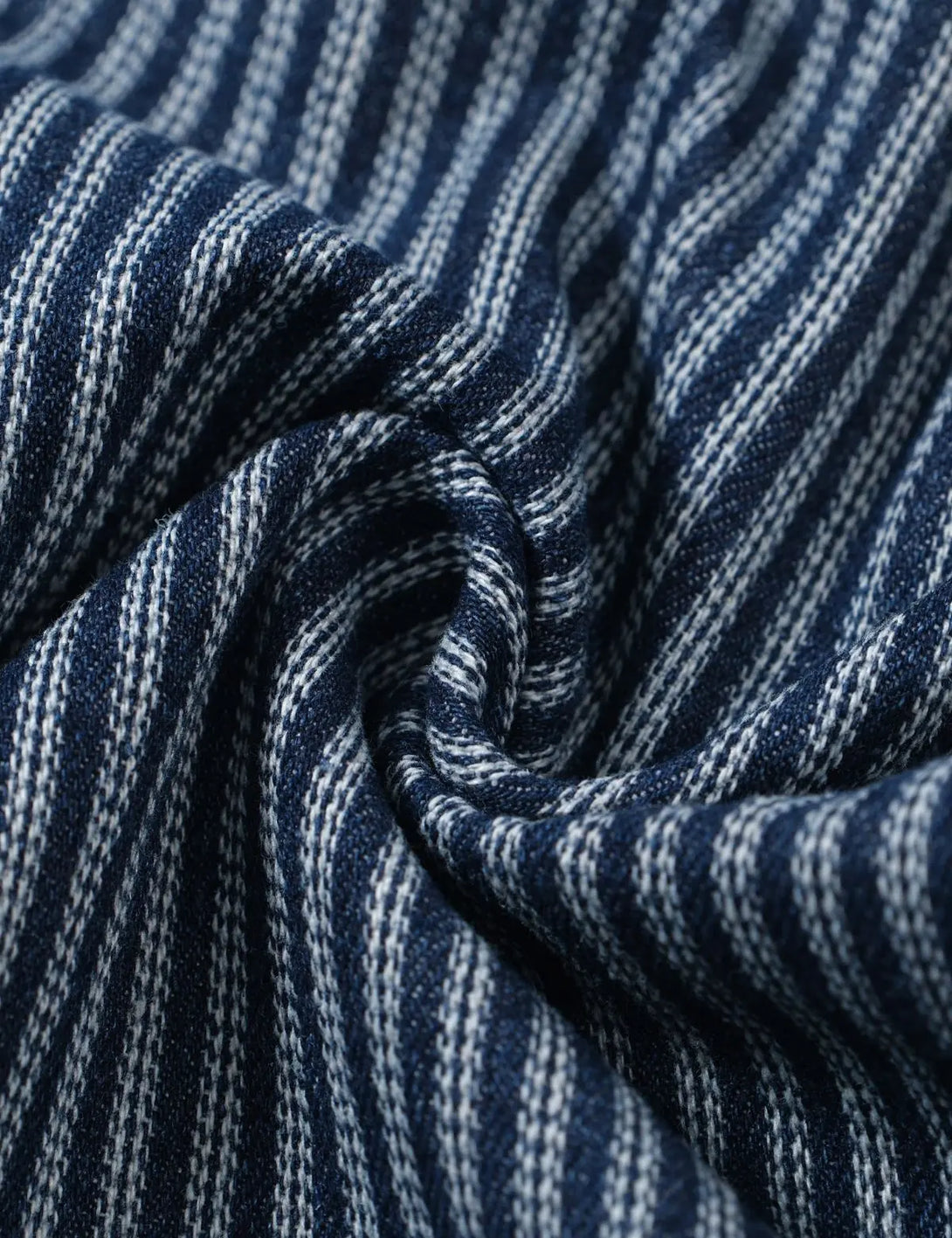 Fullneat Essential Striped Casual Long Sleeve Shirt - Details