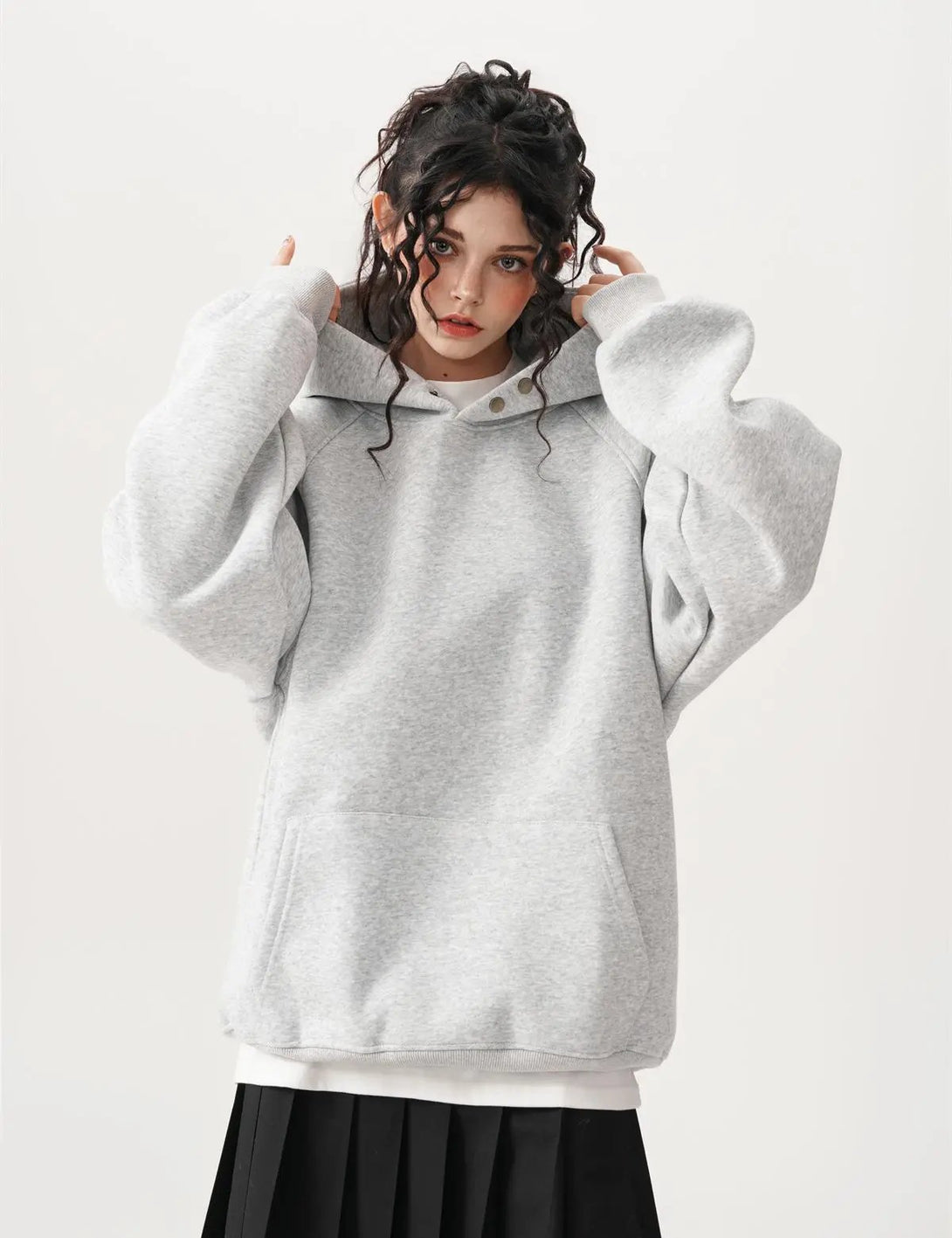 Fullneat Heavyweight Snap Button Hoodie 