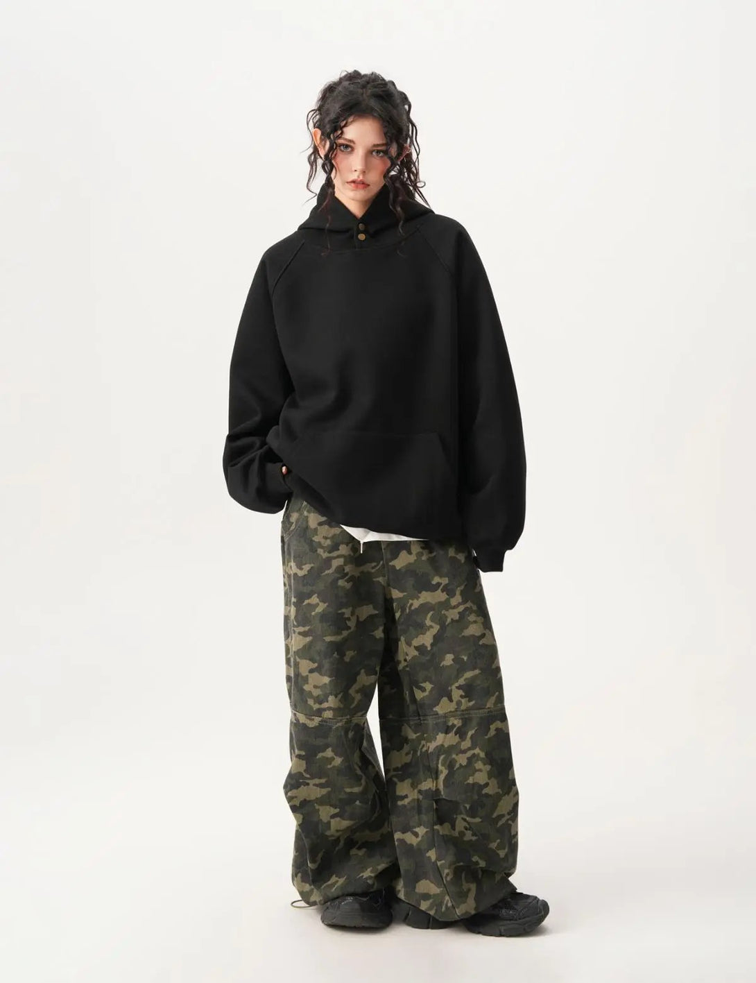 Fullneat Heavyweight Snap Button Hoodie 