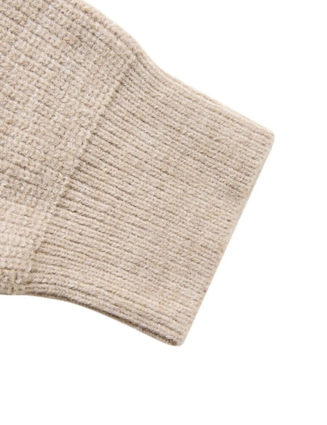 Fullneat High Neck Half Zip Knit Sweater 