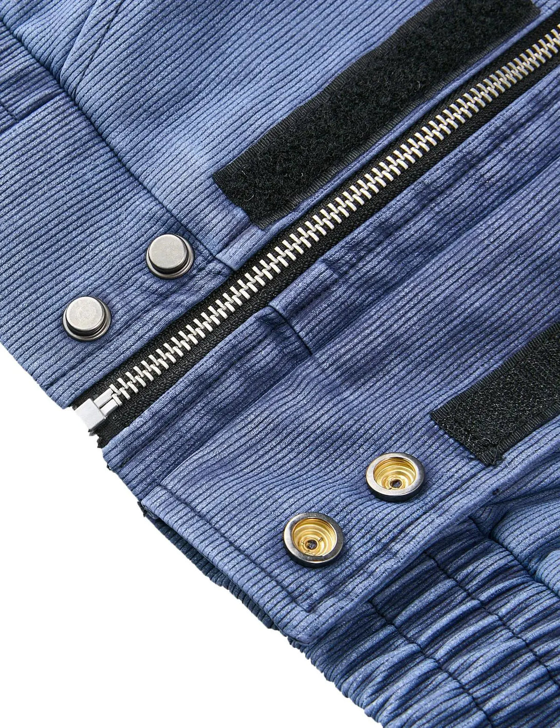 Fullneat High Neck Vintage Washed Utility Jacket 