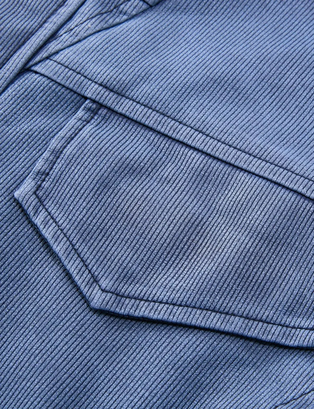 Fullneat High Neck Vintage Washed Utility Jacket 