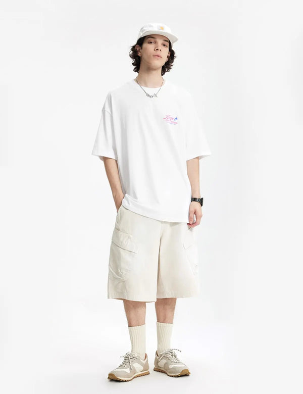 Fullneat Keep Dream Vintage Graphic Tees - White Model Shown