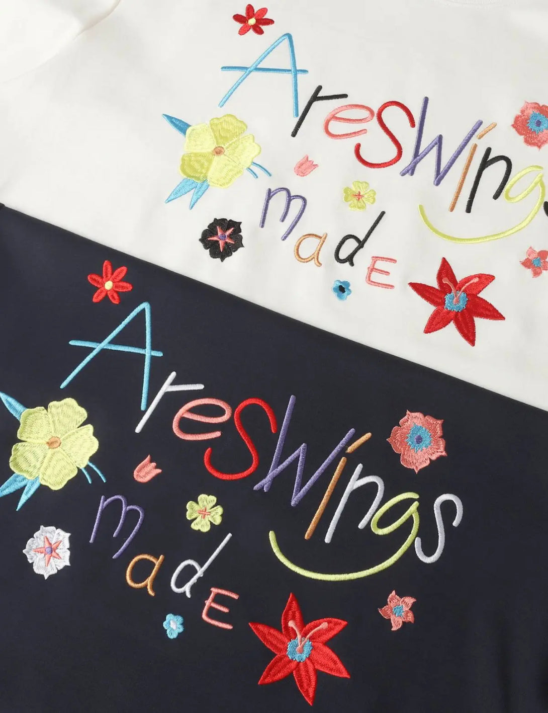 Fullneat Letter Floral Graphic Tee 