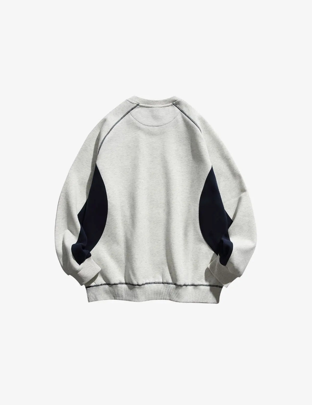 Fullneat Letter Graphic Long Sleeve T Shirt - Grey