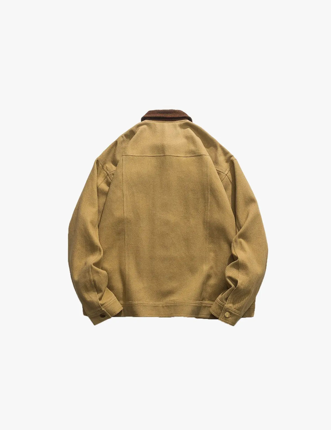 Fullneat Letter Graphic Vintage Jackets - Back