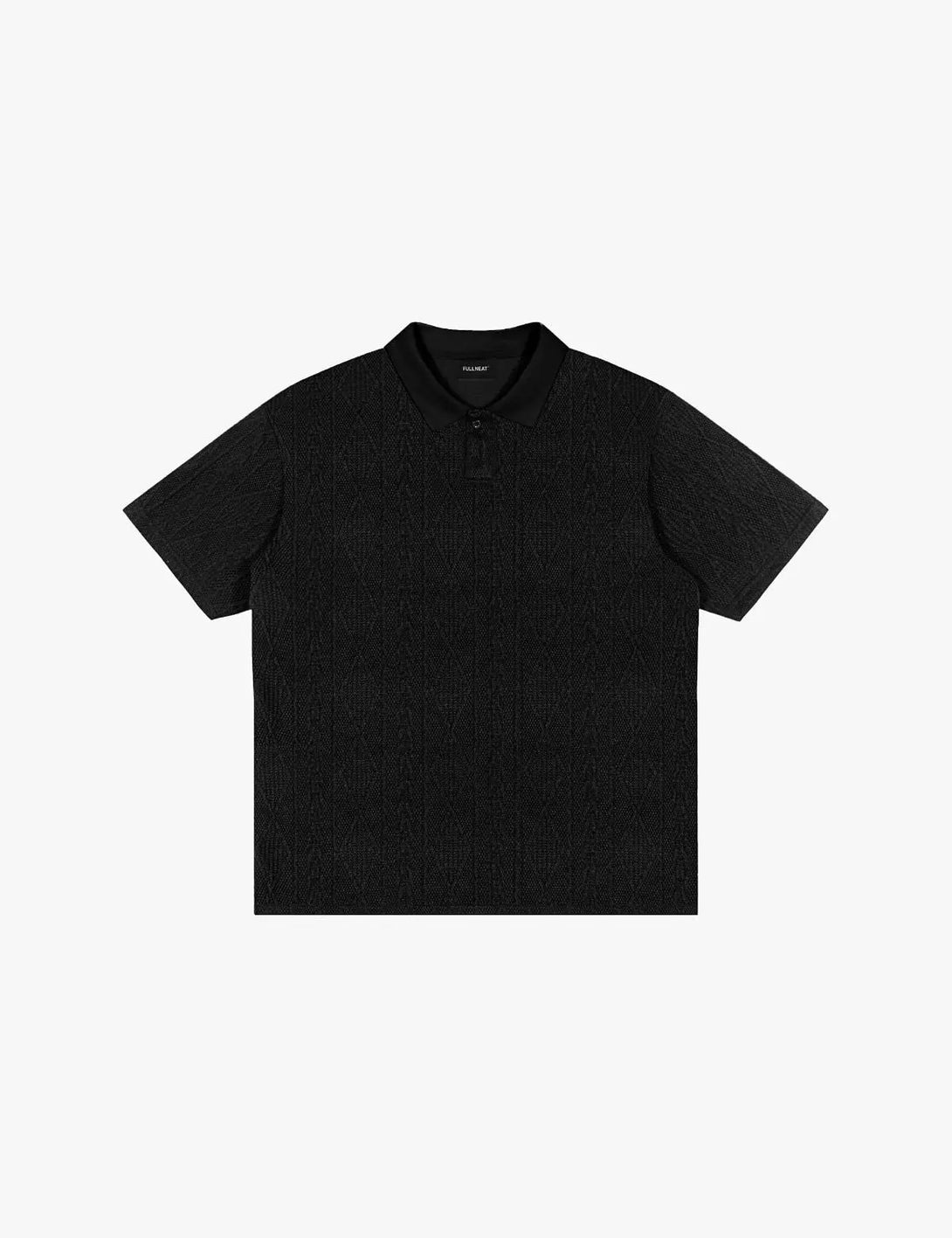 Fullneat Open Knit Polo Slim Fit Tees 