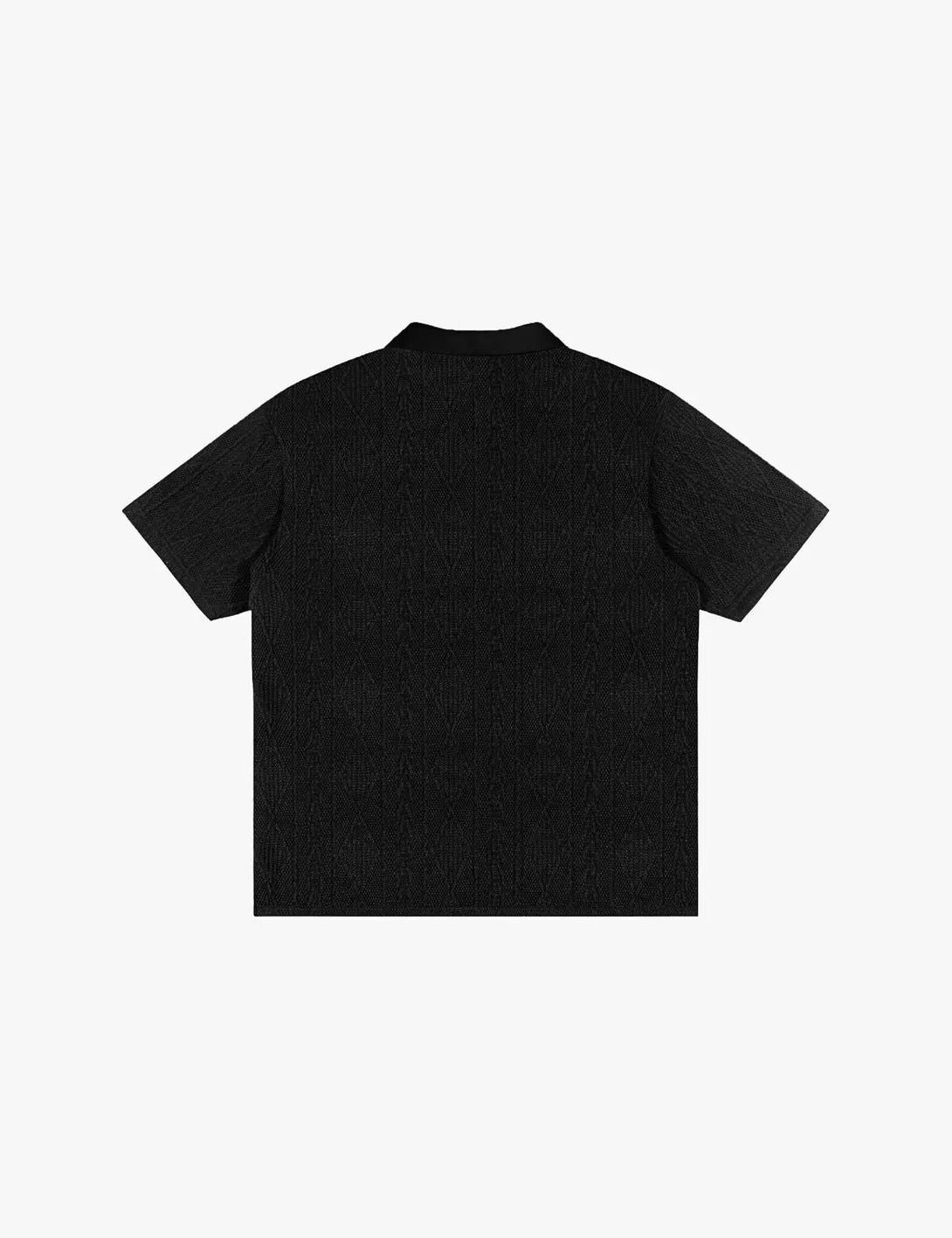 Fullneat Open Knit Polo Slim Fit Tees 