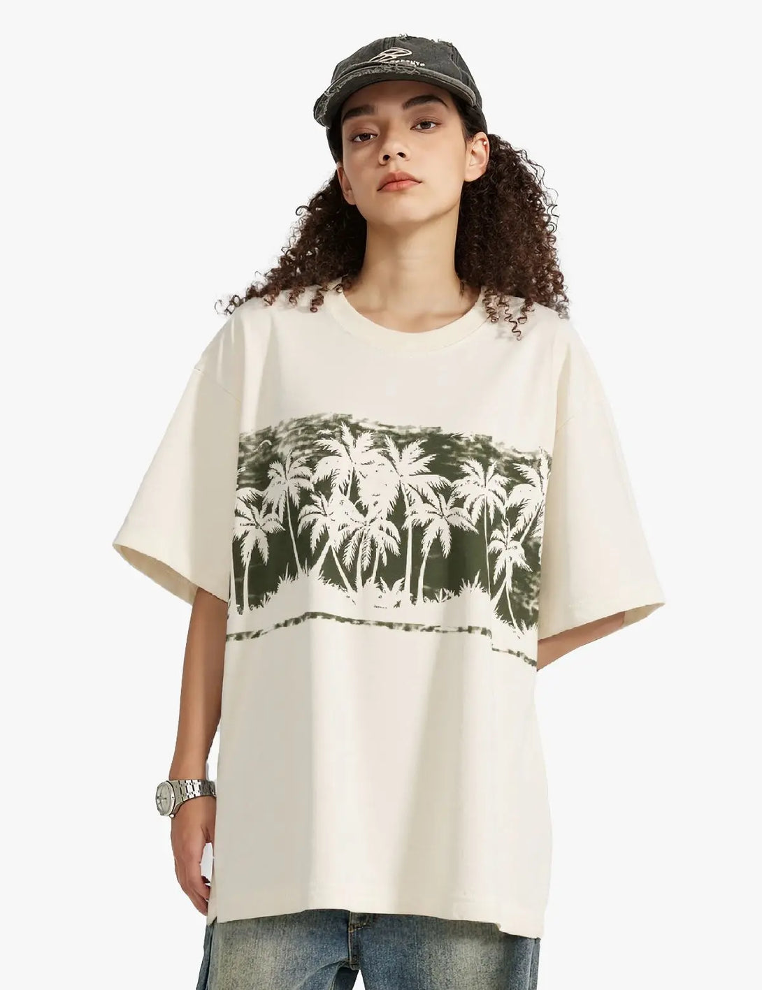 Fullneat Palm Tree Vintage Graphic Tees 