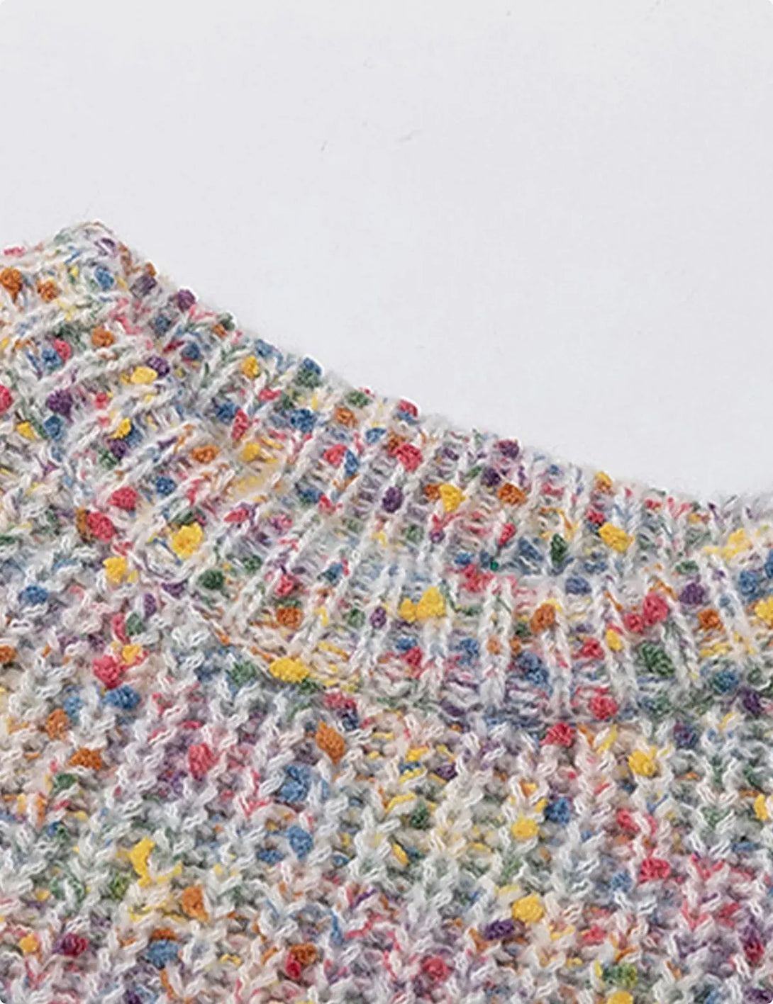 Fullneat Rainbow Crewneck Sweater - Details