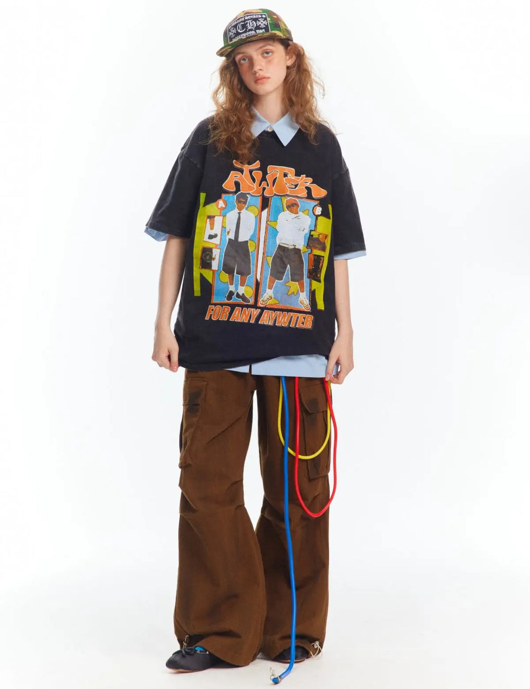 Fullneat Rap Superstar Tee with bold retro graphic print. Vintage Y2K streetwear style, perfect for casual outfits, hip hop vibes, and layering with jeans or shorts. 