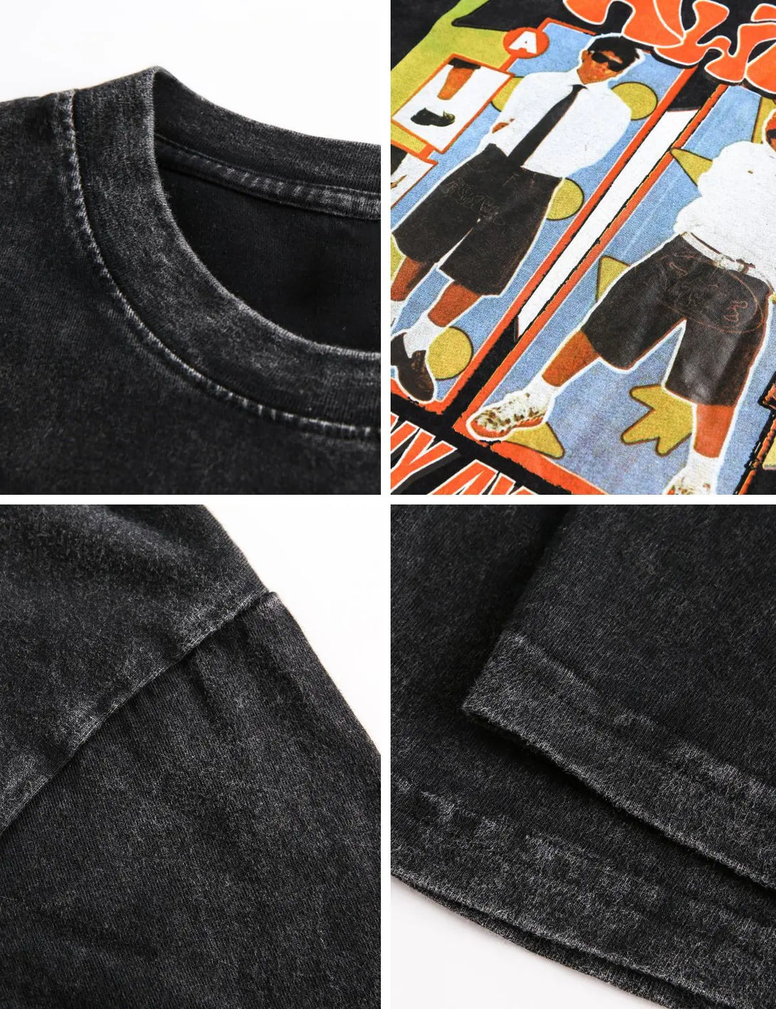 Fullneat Rap Superstar Tee with bold retro graphic print. Vintage Y2K streetwear style, perfect for casual outfits, hip hop vibes, and layering with jeans or shorts. 