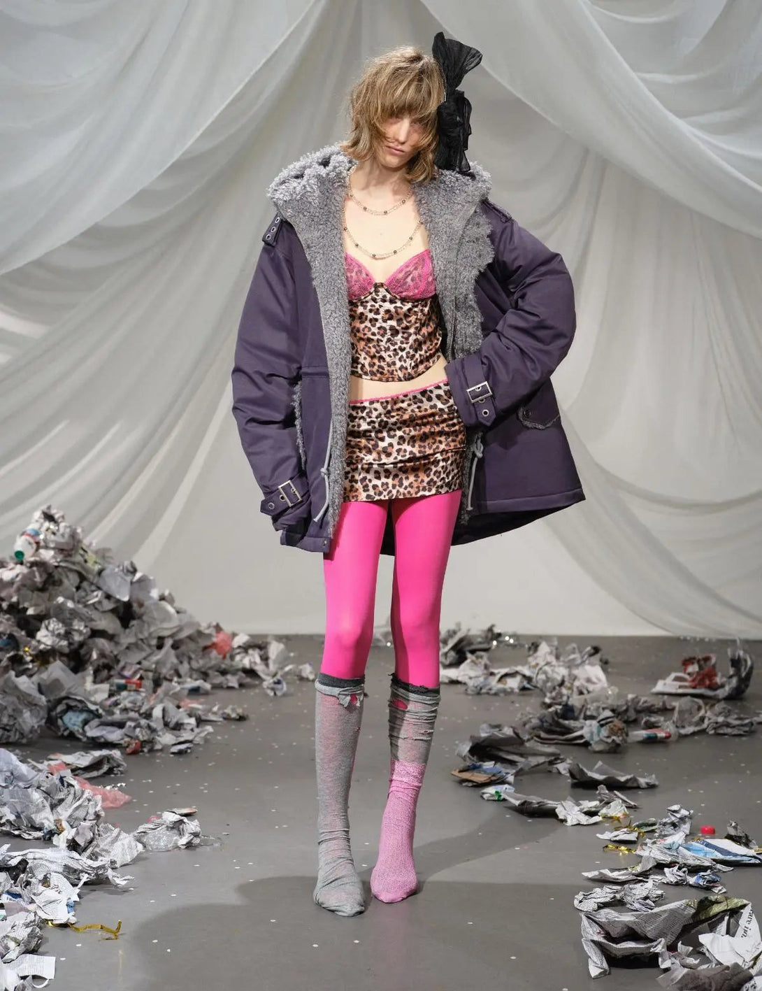 Fullneat Sherpa Lined Hooded Parka Jacket 