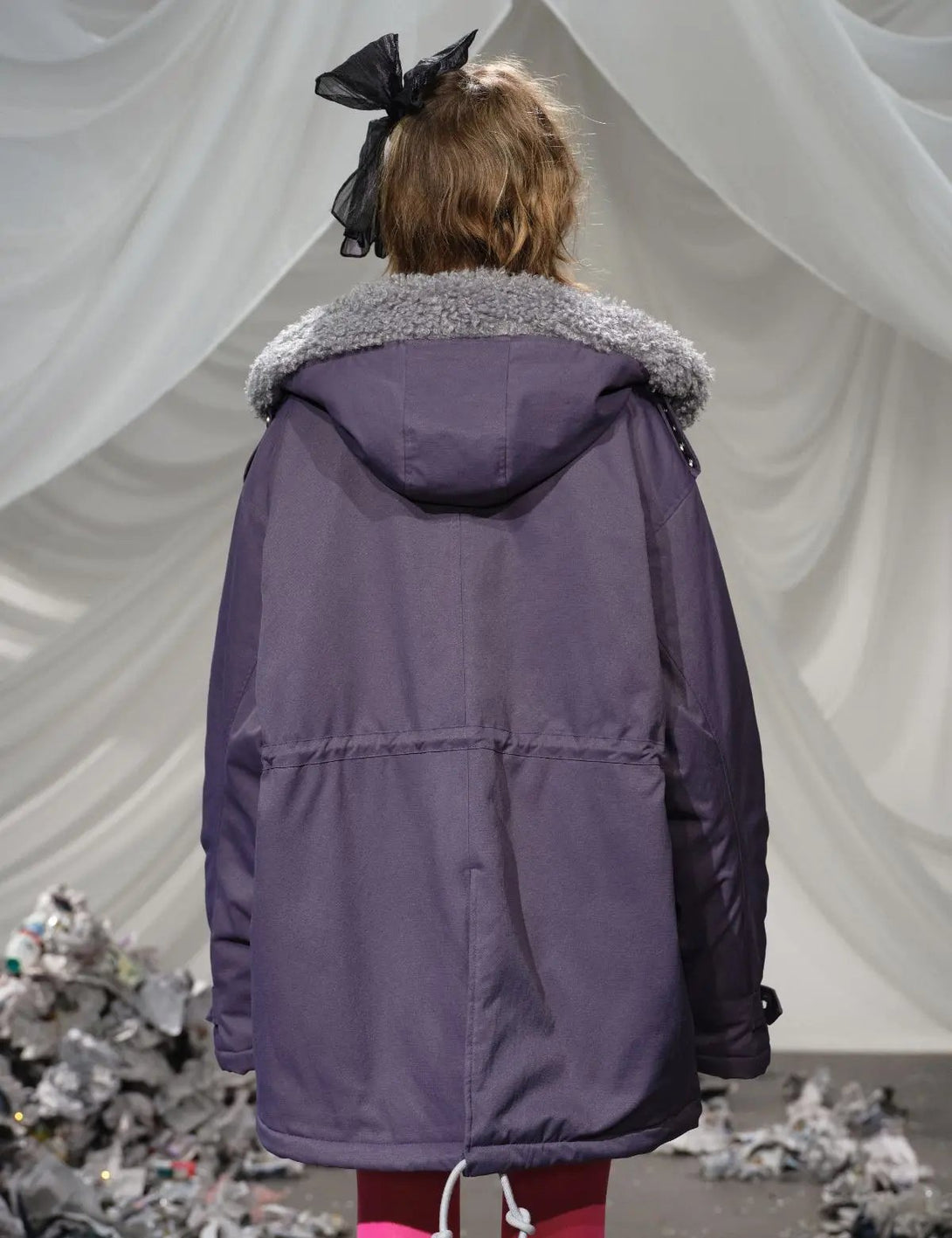 Fullneat Sherpa Lined Hooded Parka Jacket 
