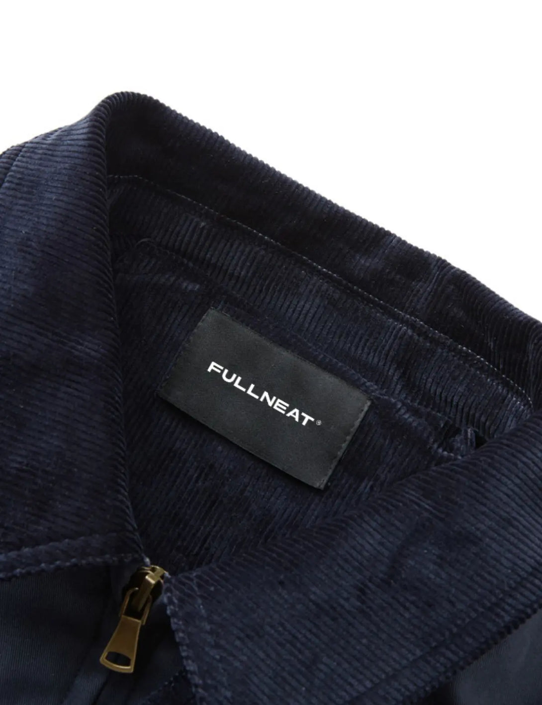 Fullneat Streetwear Zip Up Utility Jacket 