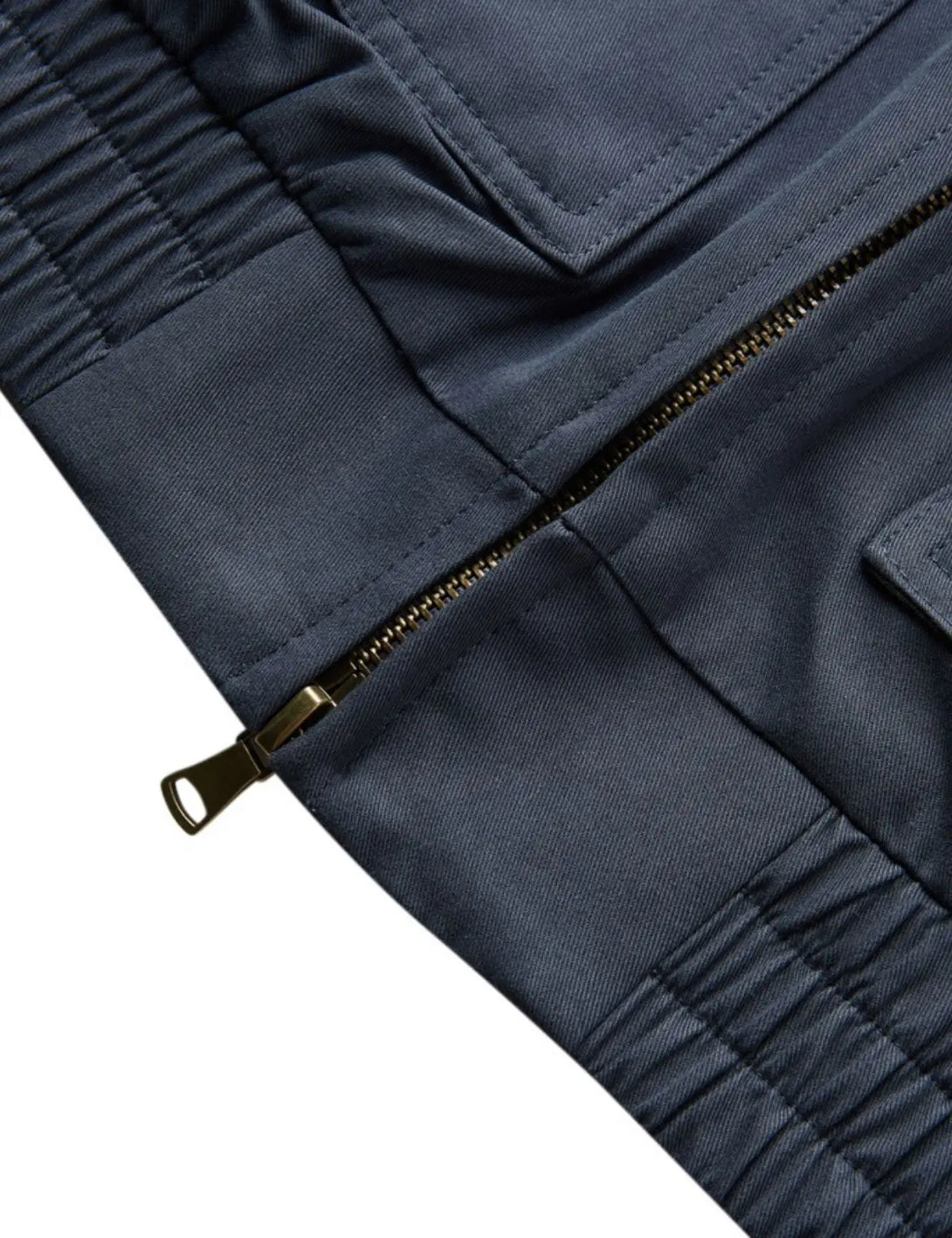 Fullneat Streetwear Zip Up Utility Jacket 