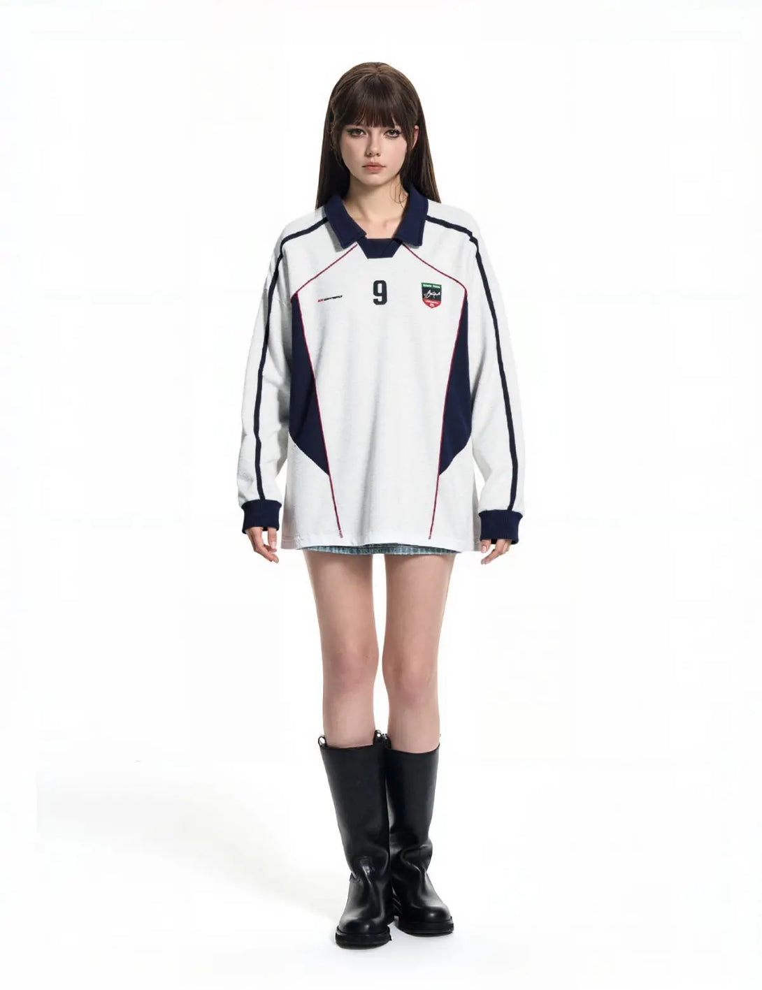 Fullneat Team 9 Long Sleeve Graphic Tees - Model Shown