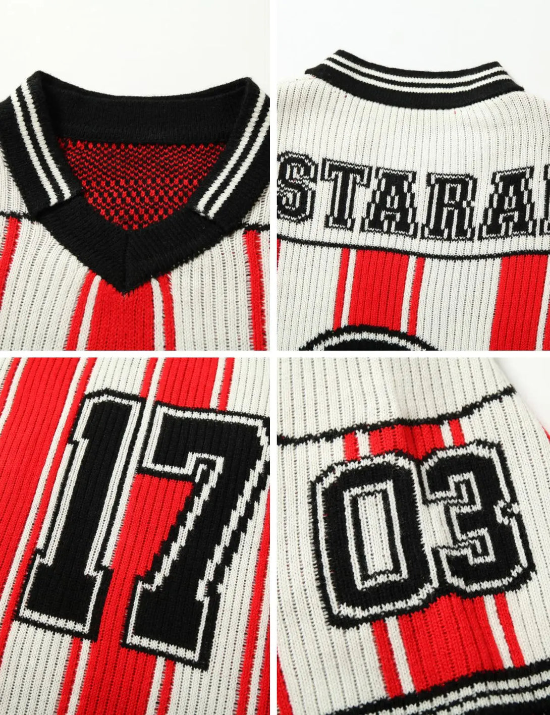 Fullneat Vintage 17 V-Neck Football Jersey