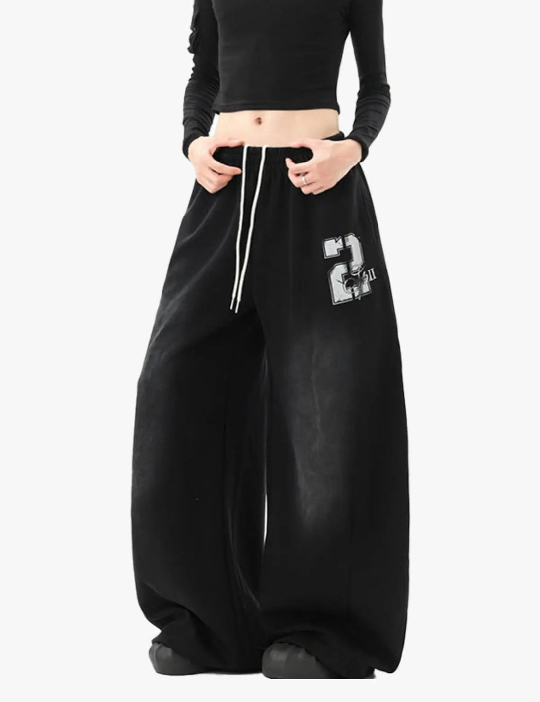 Fullneat Vintage 23 Graphic Wide Leg Sweatpants 