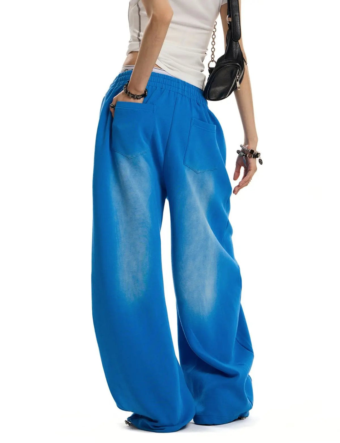 Fullneat Vintage 23 Graphic Wide Leg Sweatpants 