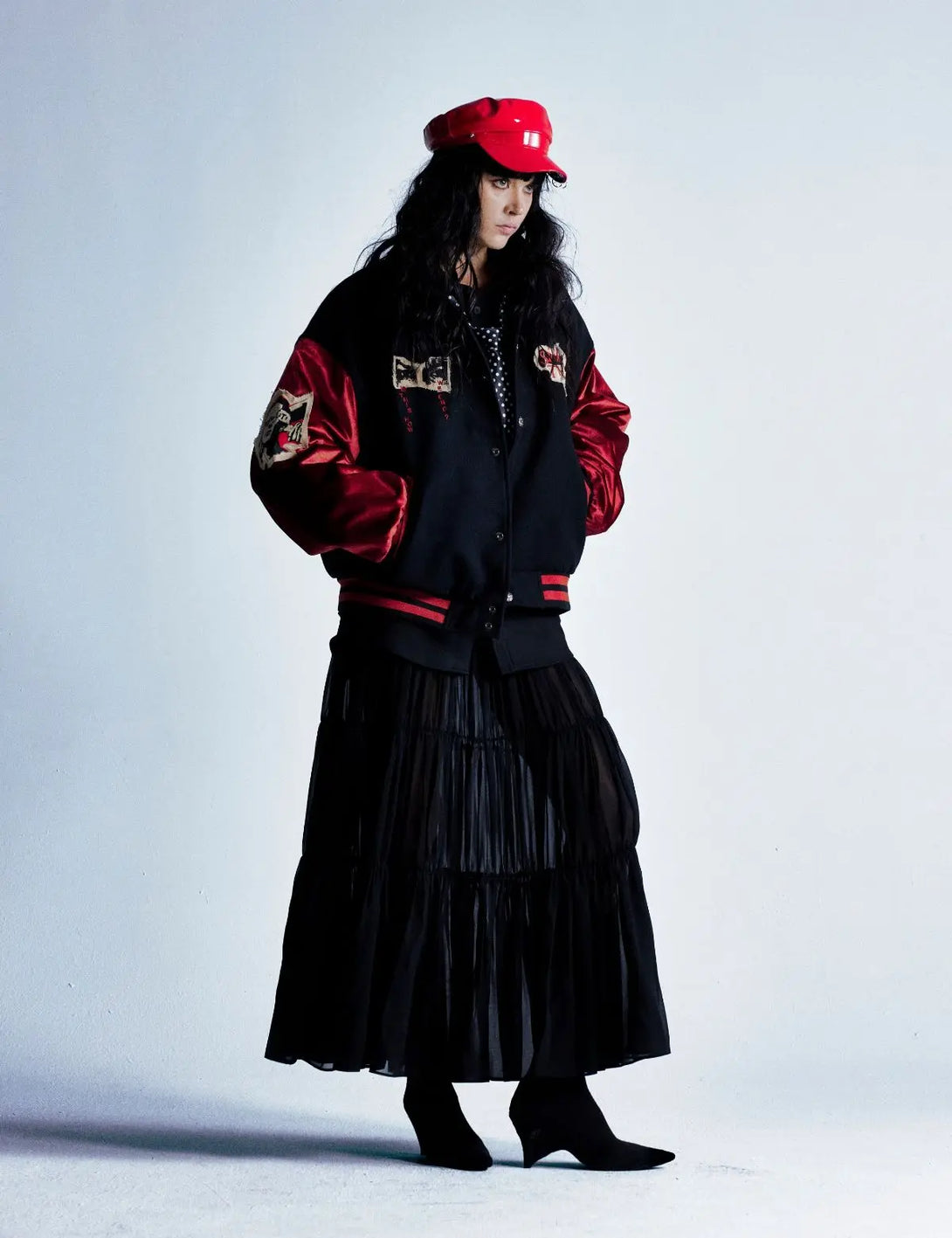 Fullneat Vintage Americana Baseball Jacket