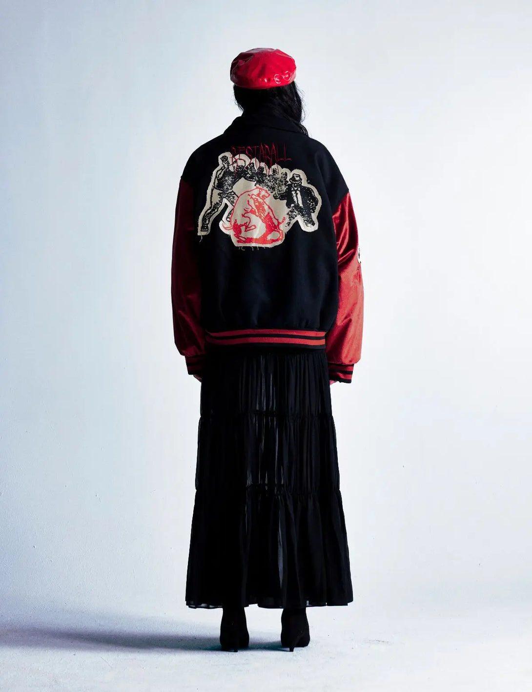 Fullneat Vintage Americana Baseball Jacket