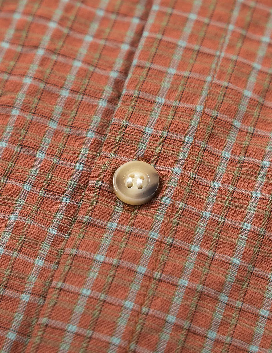 Fullneat Vintage Bear Pocket Plaid Shirt - Details