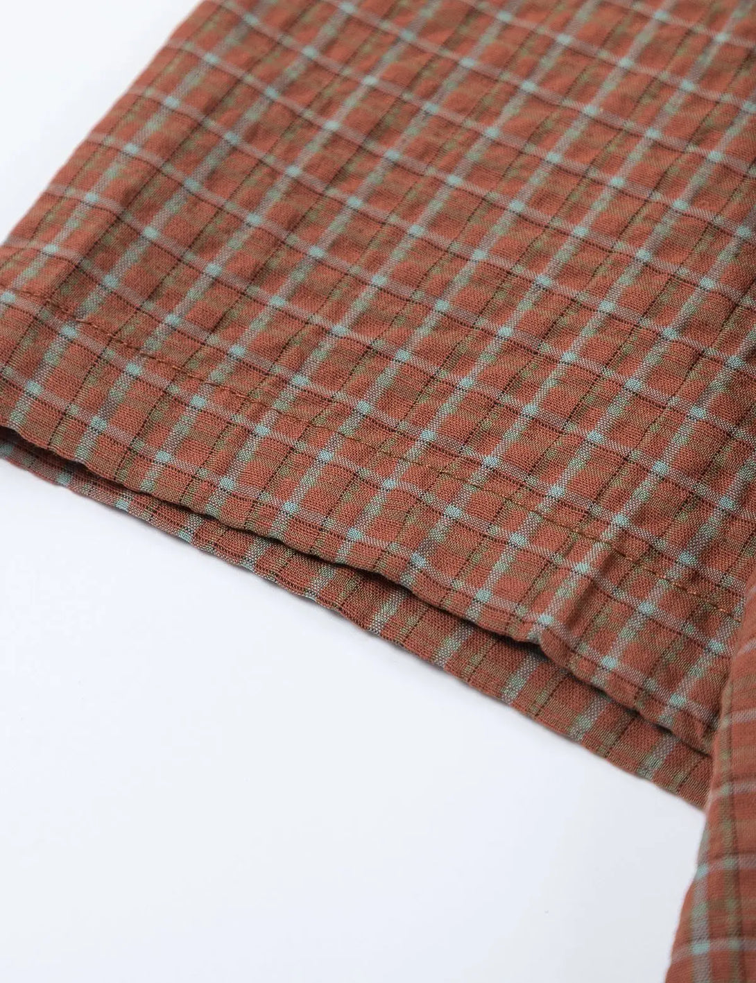 Fullneat Vintage Bear Pocket Plaid Shirt - Details