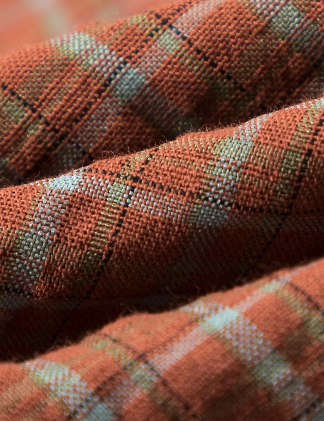Fullneat Vintage Bear Pocket Plaid Shirt - Details